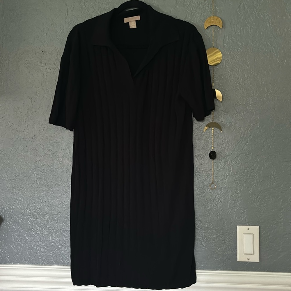 LEAVES TODAY-MAKE OFFER: H&M Ribbed Black Dress